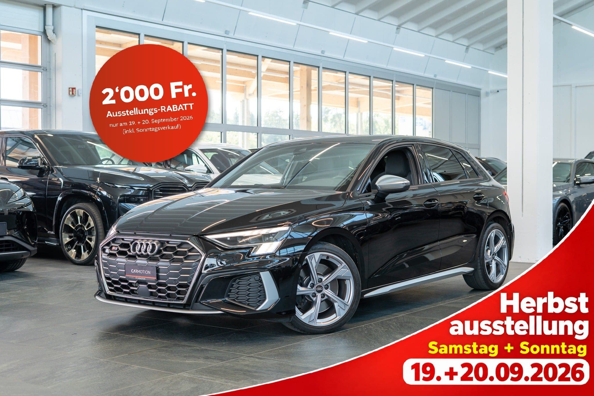 Audi S3 AUDI S3 Sportback 2.0 TFSI quattro S-Tronic / CH-Fahrzeug / Virtual Cockpit / Rückfahrkamera